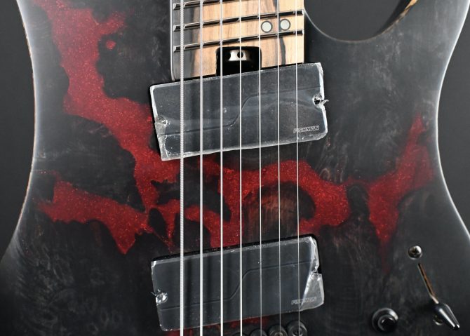 Legator G7FX-BW Black Widow 7-String Multi-Scale Guitar #902