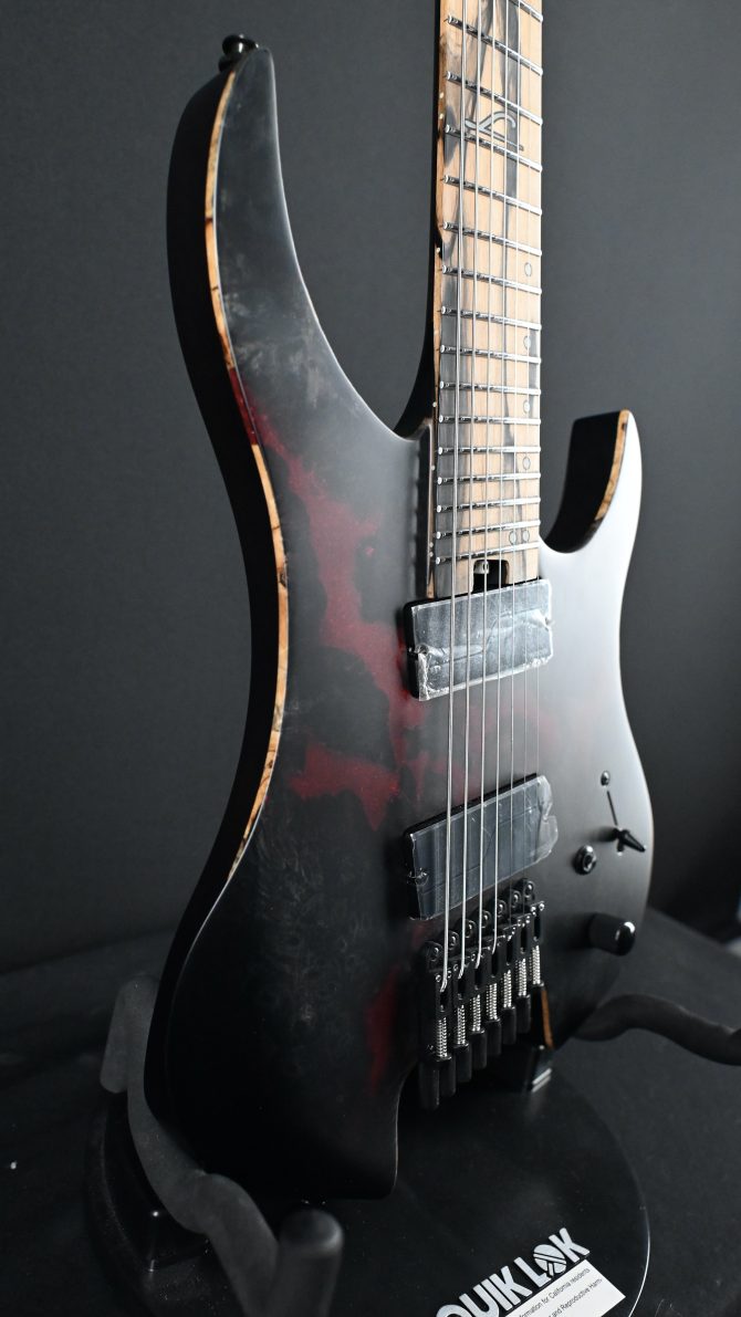 Legator G7FX-BW Black Widow 7-String Multi-Scale Guitar #902