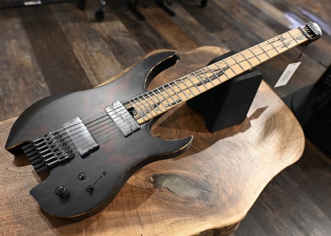 Legator G7FX-BW Black Widow 7-String Multi-Scale Guitar #902