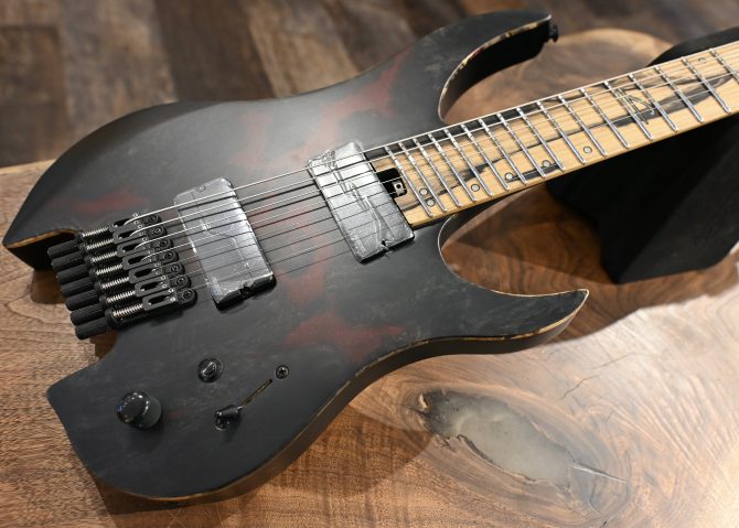 Legator G7FX-BW Black Widow 7-String Multi-Scale Guitar #902