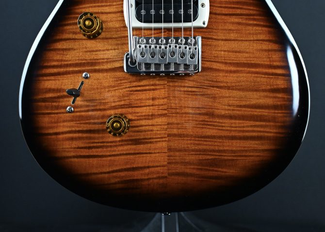PRS SE Custom 24 "Lefty" Black Gold Sunburst #407