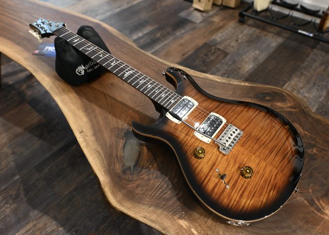 PRS SE Custom 24 "Lefty" Black Gold Sunburst #407