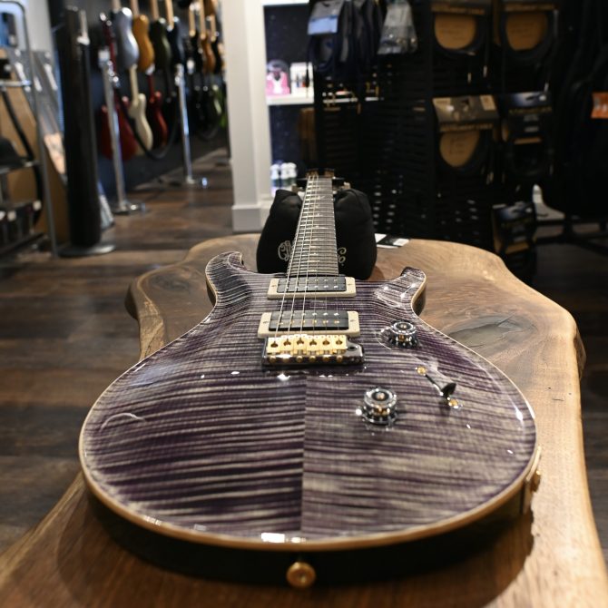 PRS Custom 24 10-Top Aurora Borealis w/ Green Back #504