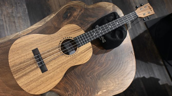 Kala KA-TEAK-B Teak Baritone Ukulele #404