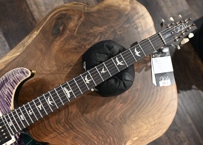 PRS Custom 24 10-Top Aurora Borealis w/ Green Back #504