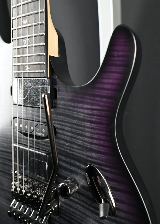 PRS SE Chleo Charcoal Purple Burst Herman Li Signature #130