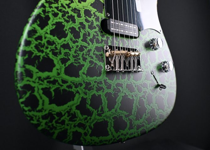 PRS NF 53 Sprayers Choice Satin Green Crackle Fade #033