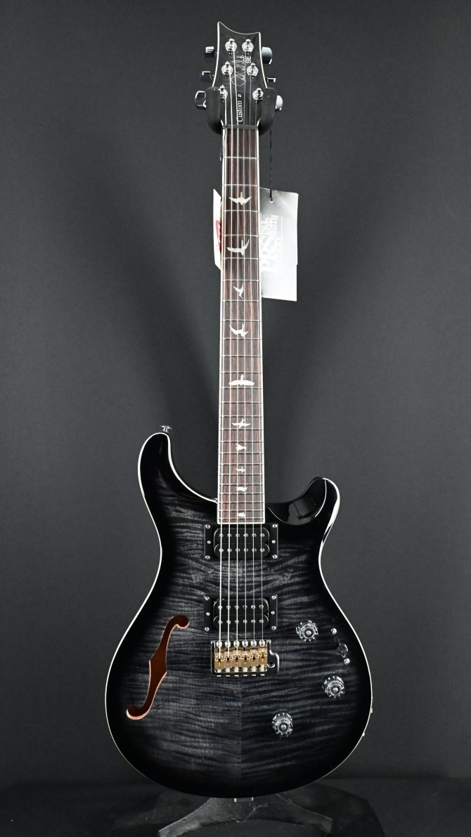 PRS SE Custom 24 Semi-Hollow Piezo Charcoal Burst #220
