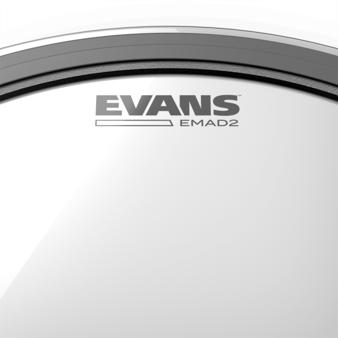 Evans BD18EMAD2 EMAD2 Clear Bass Batter Drumhead, 18 Inch