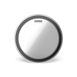 Evans BD18EMAD2 EMAD2 Clear Bass Batter Drumhead, 18 Inch