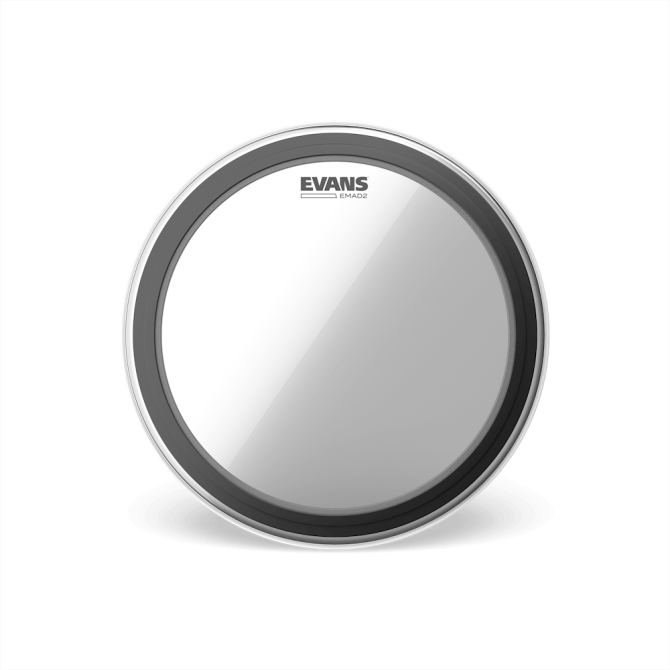 Evans BD18EMAD2 EMAD2 Clear Bass Batter Drumhead, 18 Inch