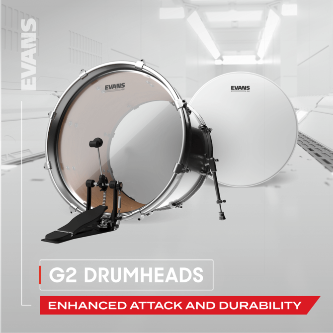 Evans ETP-G2CTD-S G2 Coated Standard Tompack (12 inch, 13 inch, 16 inch)