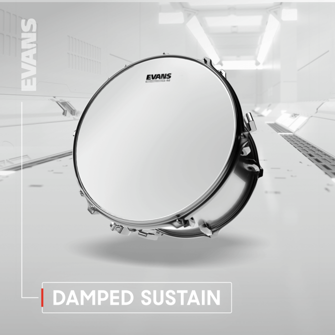 Evans ETP-G2CTD-S G2 Coated Standard Tompack (12 inch, 13 inch, 16 inch)