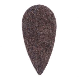 Timbertone Felt Tones Teardrop Brown Wool Felt 1 Pick