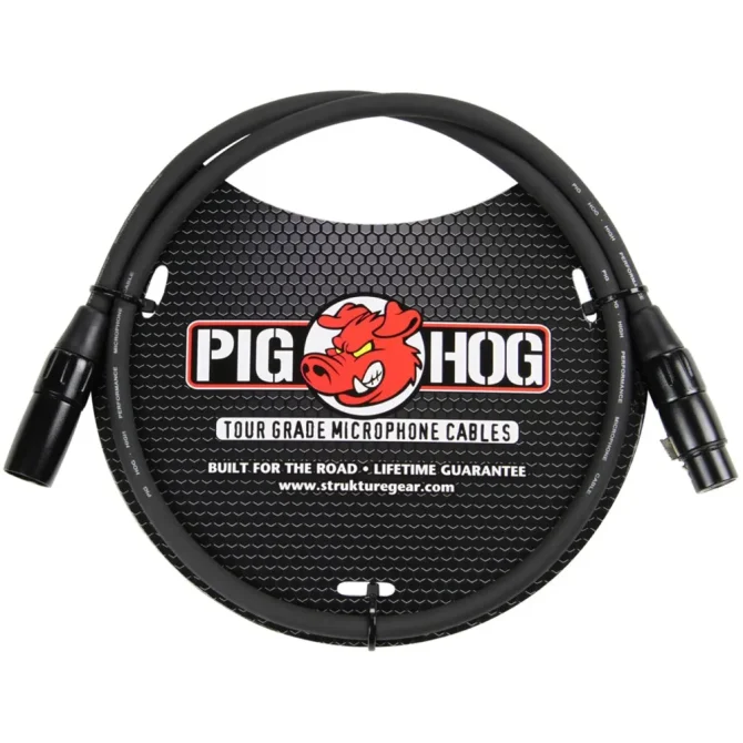 Pig Hog 3' Mic Cable PHM3