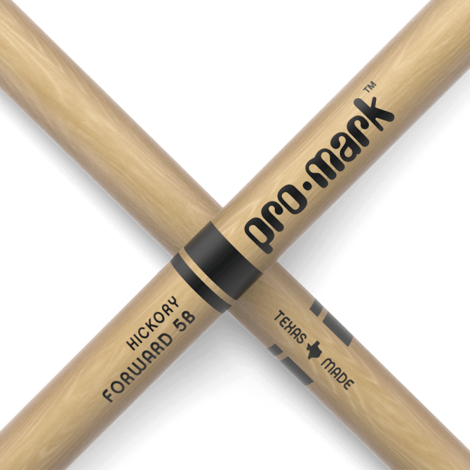 D'Addario ProMark Forward 5B Hickory Tip Drum Stick