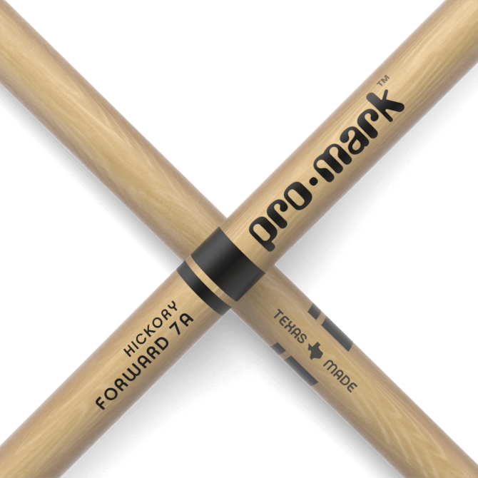 D'Addario ProMark Forward 7A Hickory Tip Drum Stick