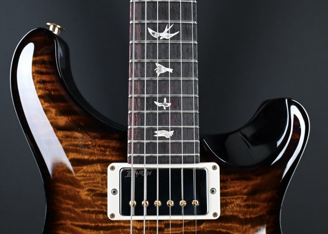 PRS Semi-Hollow Special Quilt 10-Top Black Gold Wraparound Smokeburst #189