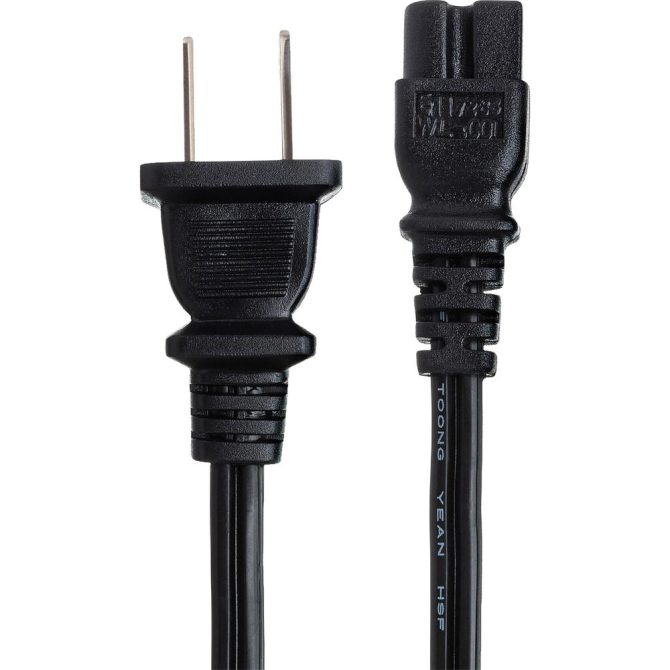 Hosa Power Cord IEC C7 to NEMA 1-15P