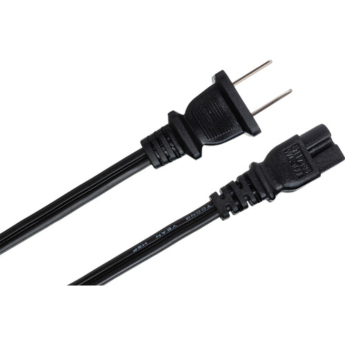 Hosa Power Cord IEC C7 to NEMA 1-15P