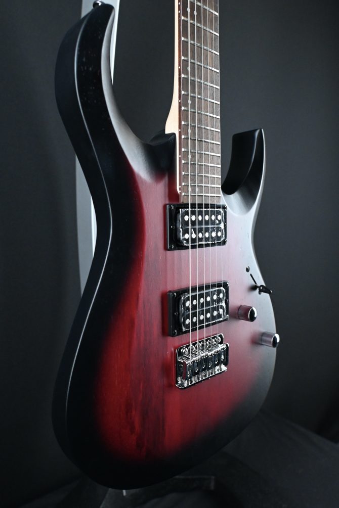 Cort X100OPBB Open Pore Black Cherry Burst #724