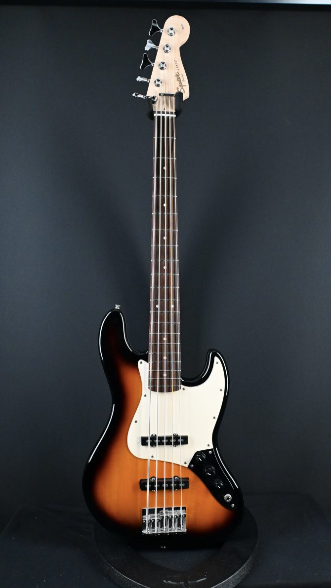 Squier Affinity Series Jazz Bass V Brown Sunburst 2015