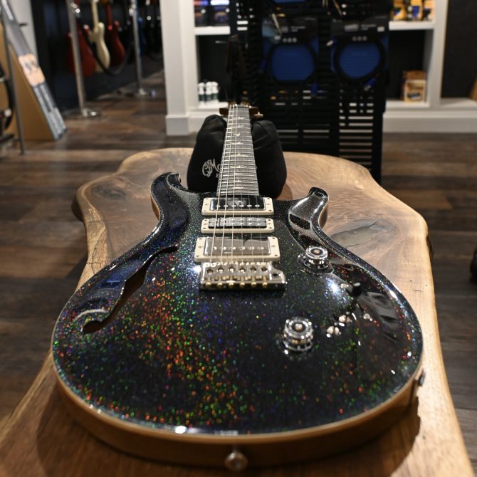 PRS Semi-Hollow Special Black Rainbow Holoflake #590