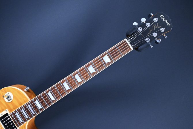 Epiphone Les Paul Standard Plus Quilt Top Honey Burst 2206