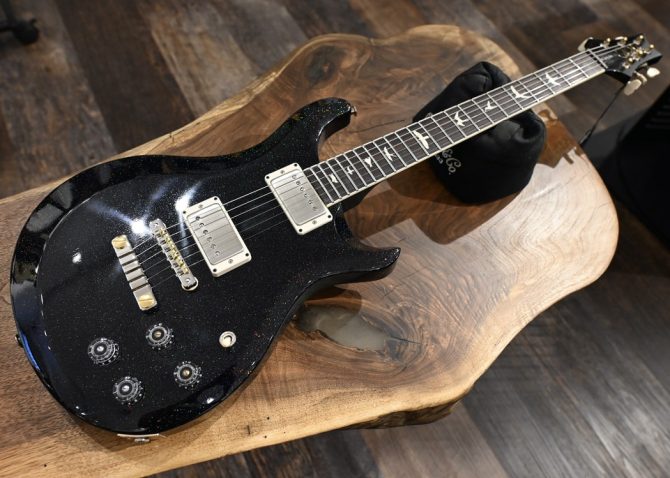 PRS S2 McCarty 594 Thinline Black Rainbow Hollowflake #765