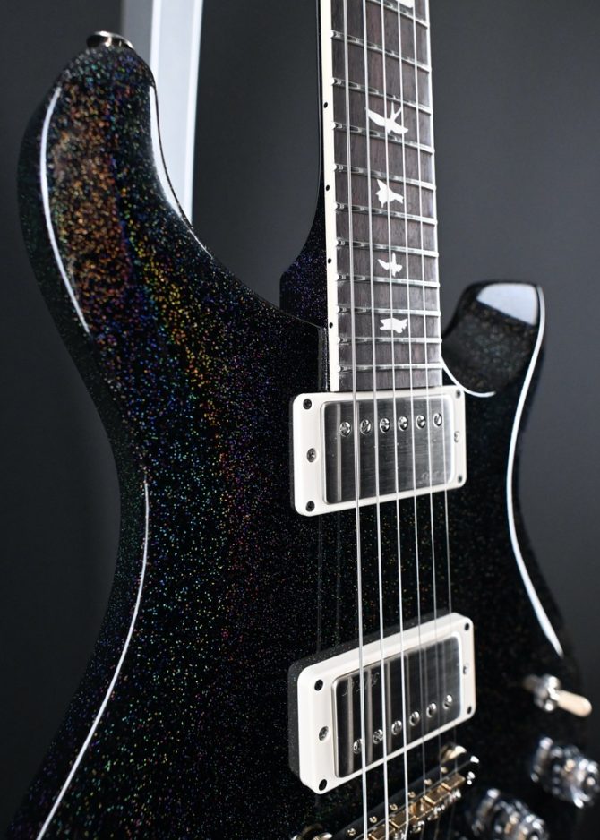 PRS S2 McCarty 594 Thinline Black Rainbow Hollowflake #765