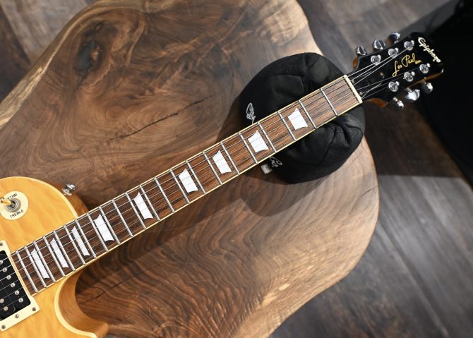 Epiphone Les Paul Standard Plus Quilt Top Honey Burst 2206
