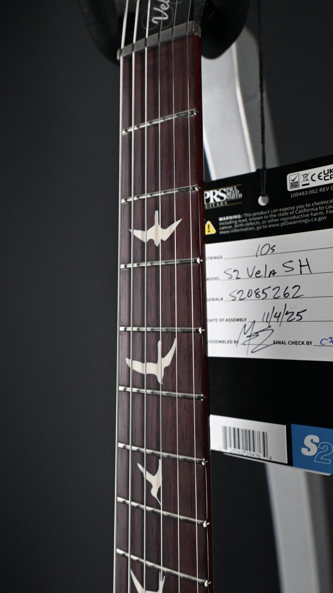 PRS S2 Vela Semi Hollow Rainbow Hollowflake #262 w/ Reclaimed Neck