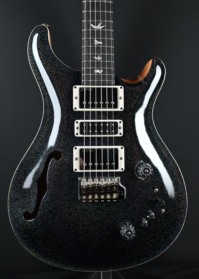 PRS Semi-Hollow Special Black Rainbow Holoflake #590