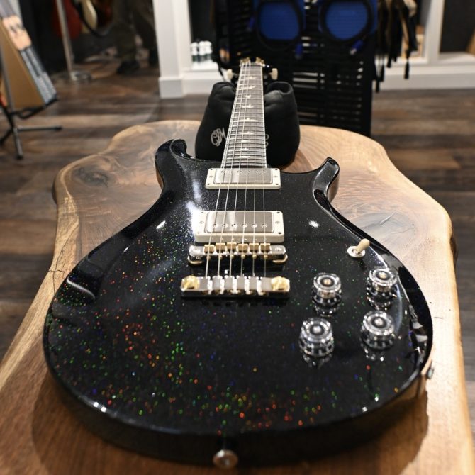 PRS S2 McCarty 594 Thinline Black Rainbow Hollowflake #765