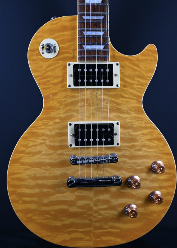 Epiphone Les Paul Standard Plus Quilt Top Honey Burst 2206