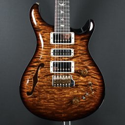 PRS Semi-Hollow Special Quilt 10-Top Black Gold Wraparound Smokeburst #189