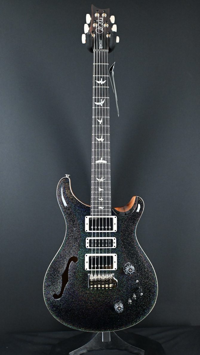 PRS Semi-Hollow Special Black Rainbow Holoflake #590