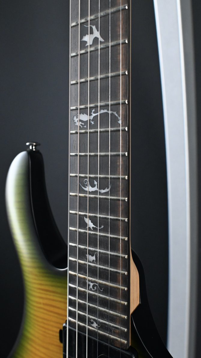 PRS SE Chleo Charcoal Purple Burst Herman Li Signature #130 (Copy)