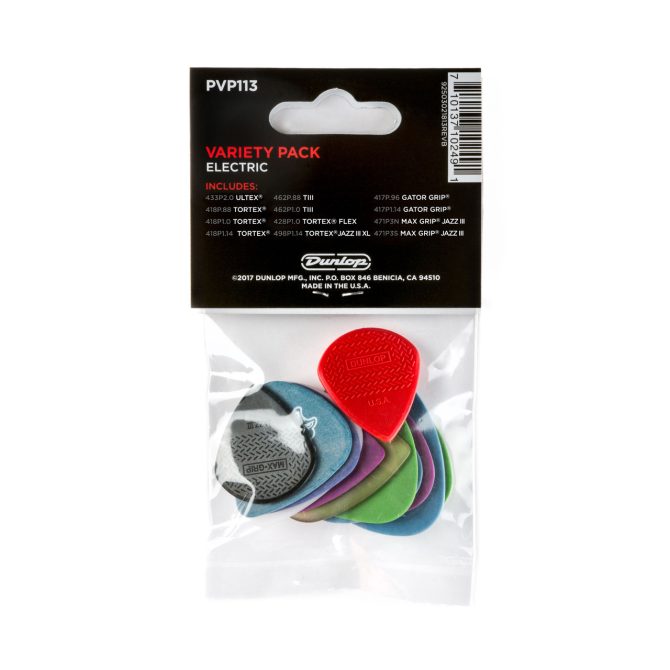 Dunlop Electric Pick Variety Pack - 12 Pack