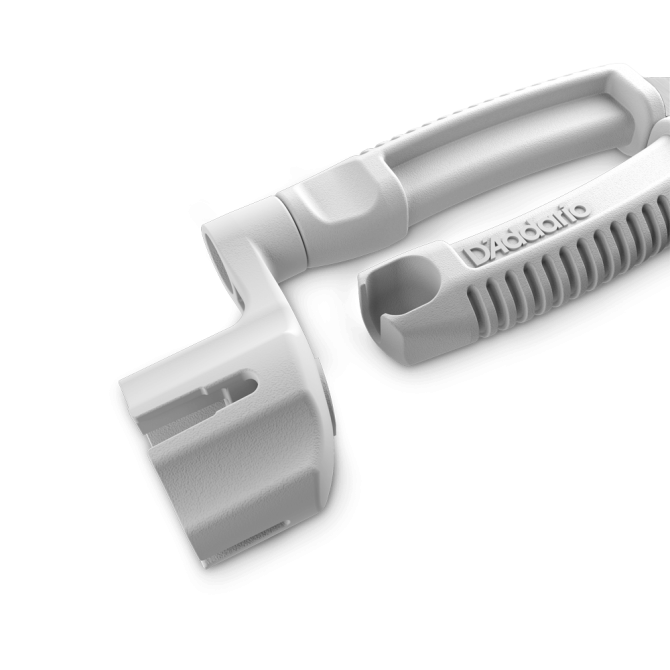 D'Addario Pro-Winder, White String Winder w/ Clips