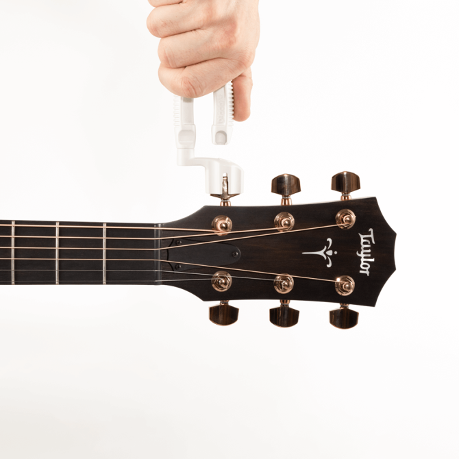 D'Addario Pro-Winder, White String Winder w/ Clips