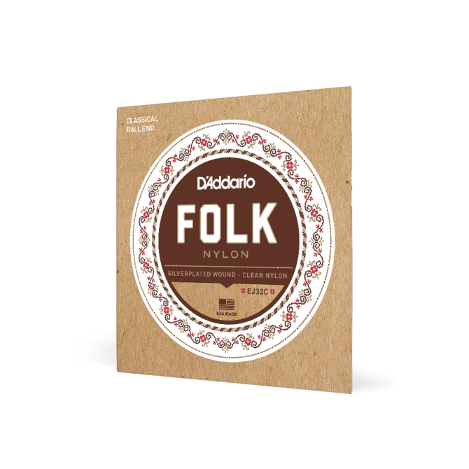 D'Addario Normal Tension Ball End Nylon Classical Guitar Strings EJ32C