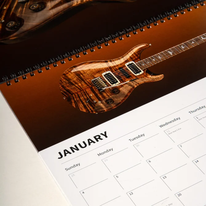 PRS 30th Anniversary Private Stock Calendar, 2026