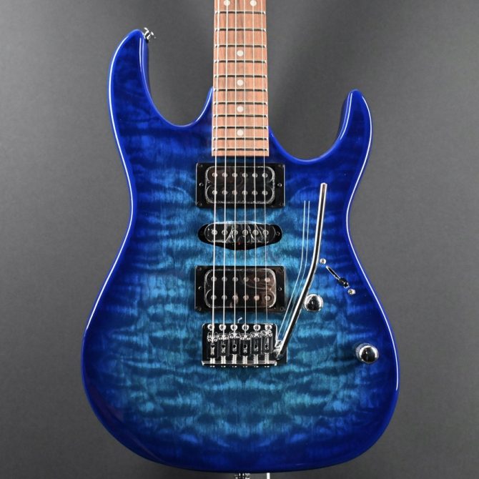 Ibanez GRX70QA-TBB Gio Series Transparent Blue Burst #856