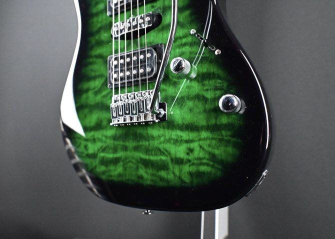 Ibanez GRX70QA-TEB Gio Series Transparent Emerald Burst #779