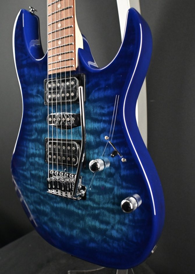 Ibanez GRX70QA-TBB Gio Series Transparent Blue Burst #856