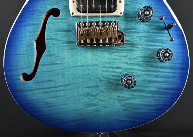 PRS SE Custom 24 Semi-Hollow Piezo Lake Blue 2025