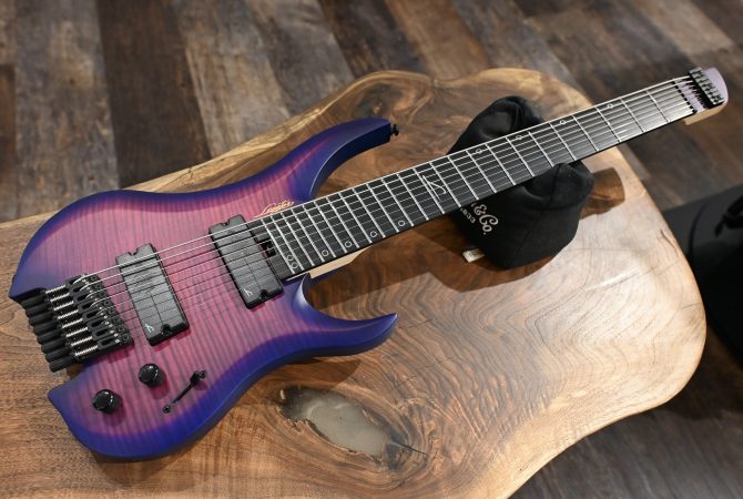 Legator G8FSS-HB Hyper Nova Blue Multi Scale 8-String #317