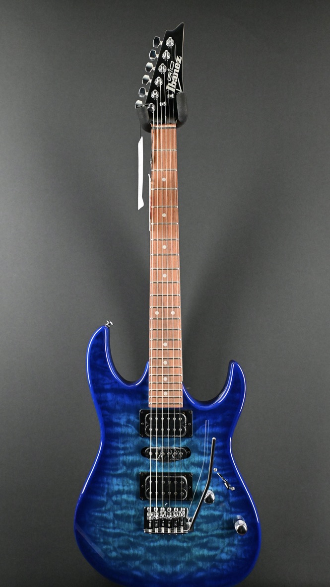 Ibanez GRX70QA-TBB Gio Series Transparent Blue Burst #856