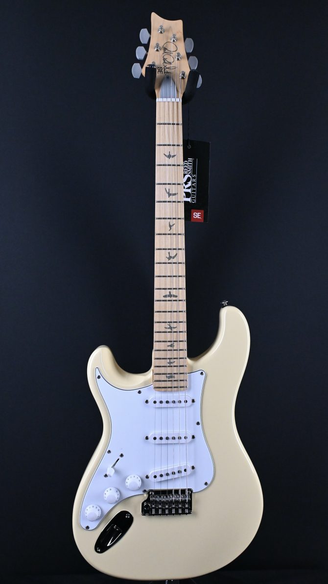 PRS SE SIlver Sky Maple "Lefty" Moon White #340